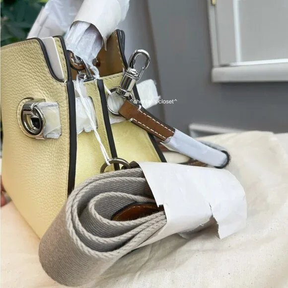 🌸NeW! Authenticated! Rare! Tory Burch PETITE LEE RADZIWILL DOUBLE BAG - Picture 15 of 17